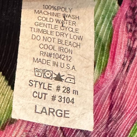 Colorful Floral Top - Large - Picture 7 of 7